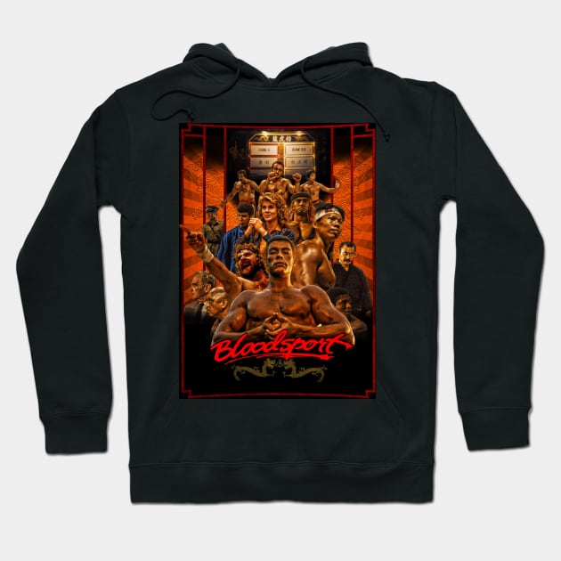 Bloodsport #1 Hoodie by Fantasy Brush Designs